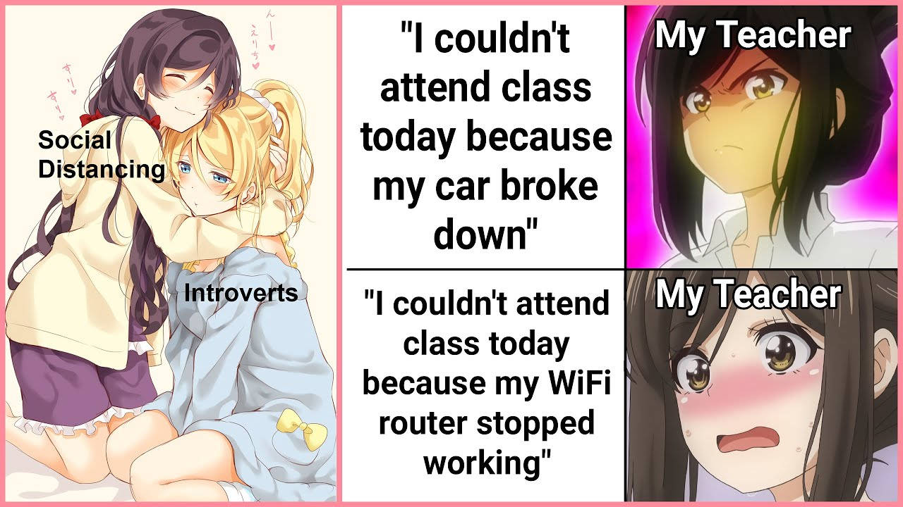 Anime Meme For Introverts Background