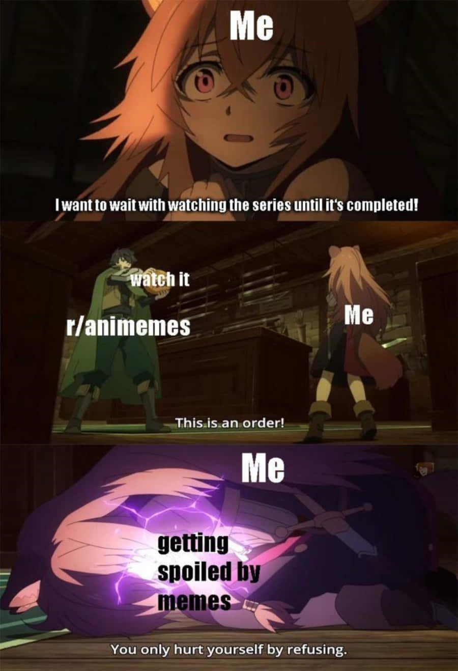 Anime pfp go away, /r/memes