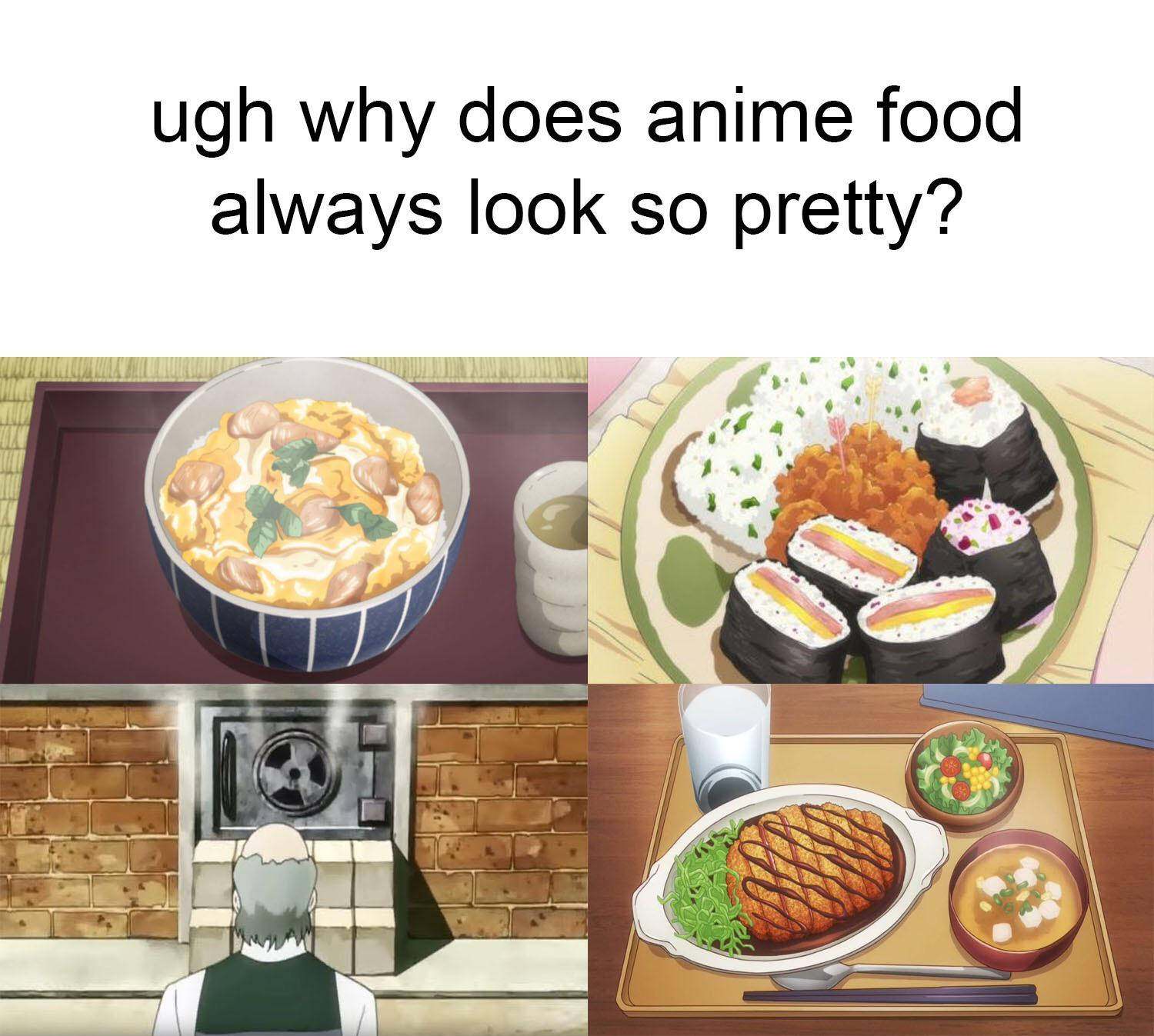 Anime Meme Pretty Food Background