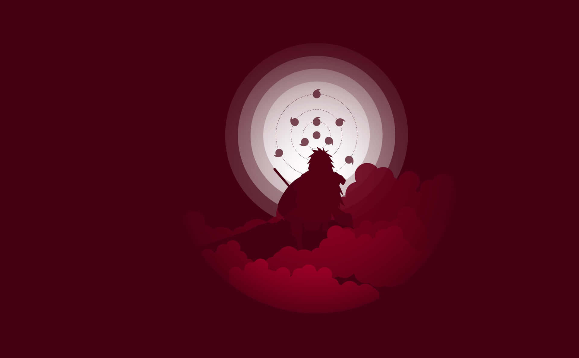 Feel the power of anime with this mesmerizing Anime Minimalist wallpaper. Wallpaper