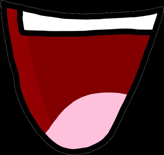 Anime Mouth Expression Graphic PNG