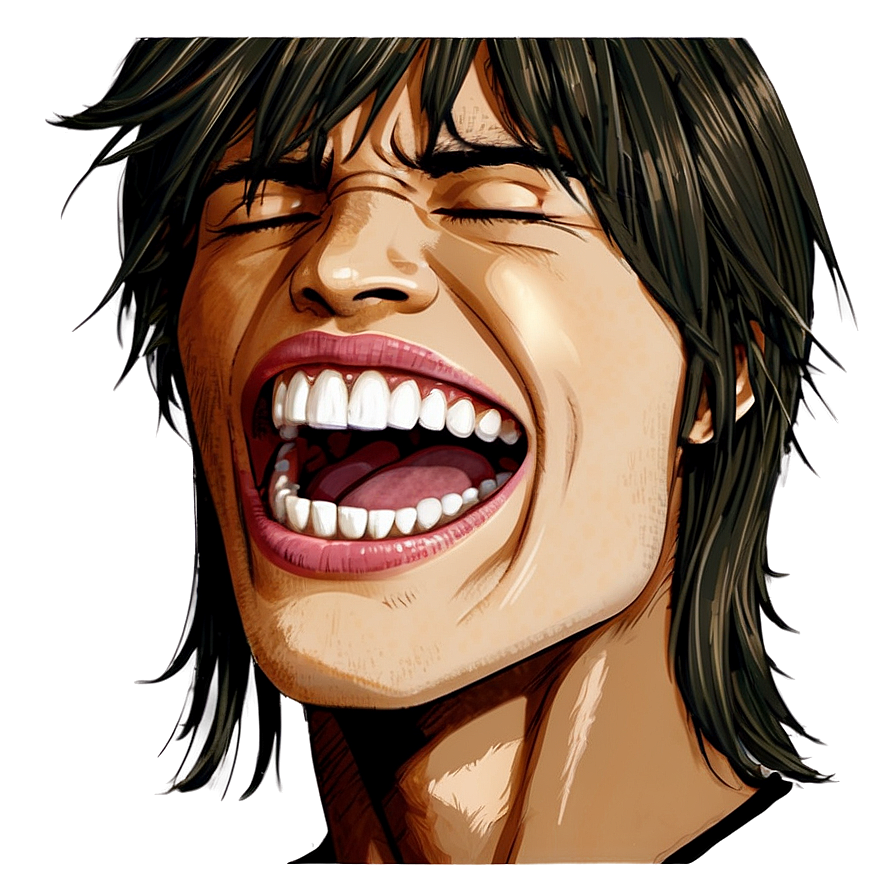 Anime Mouth Singing Png Xxf PNG