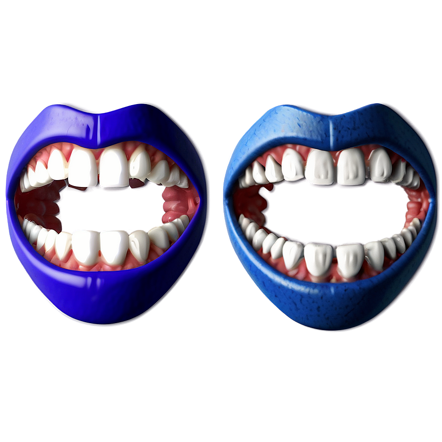 Anime Mouth With Fangs Png Ltj PNG