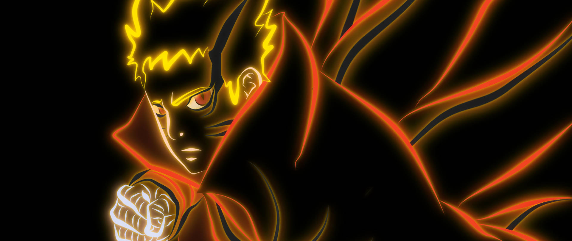 Anime Naruto Baryon-tilstand Wallpaper