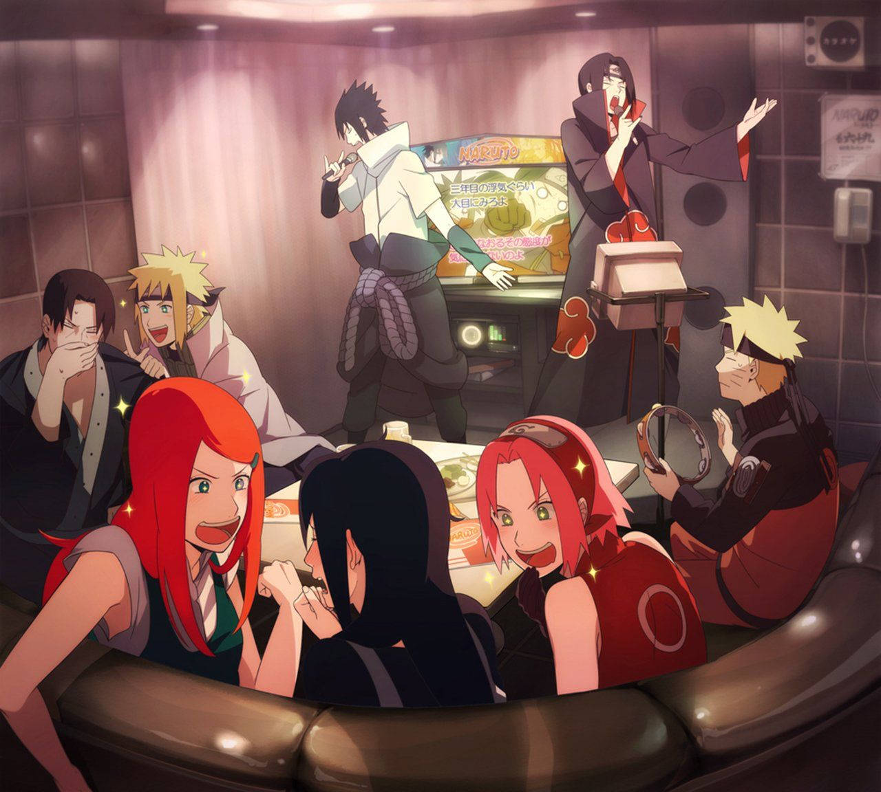Anime Naruto Singing Karaoke Wallpaper
