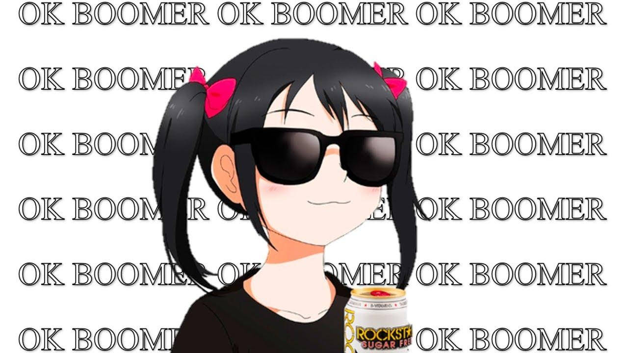 Animeokay Boomer - Anime Är Okej Boomer Wallpaper