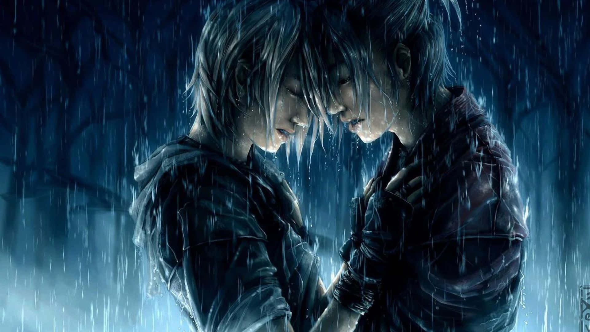 Feel the melancholic embrace of Anime Rain