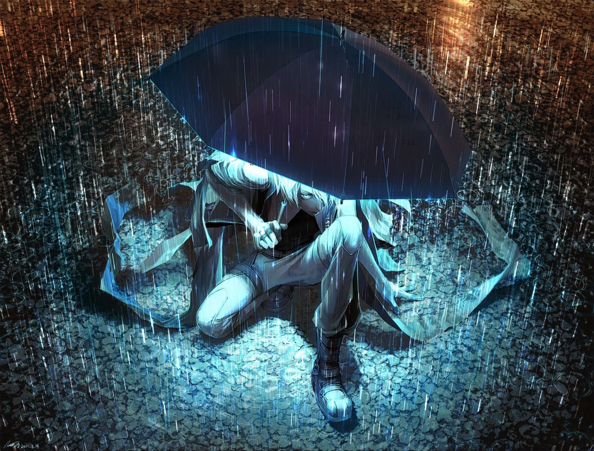 100+] Anime Rain Background s | Wallpapers.com