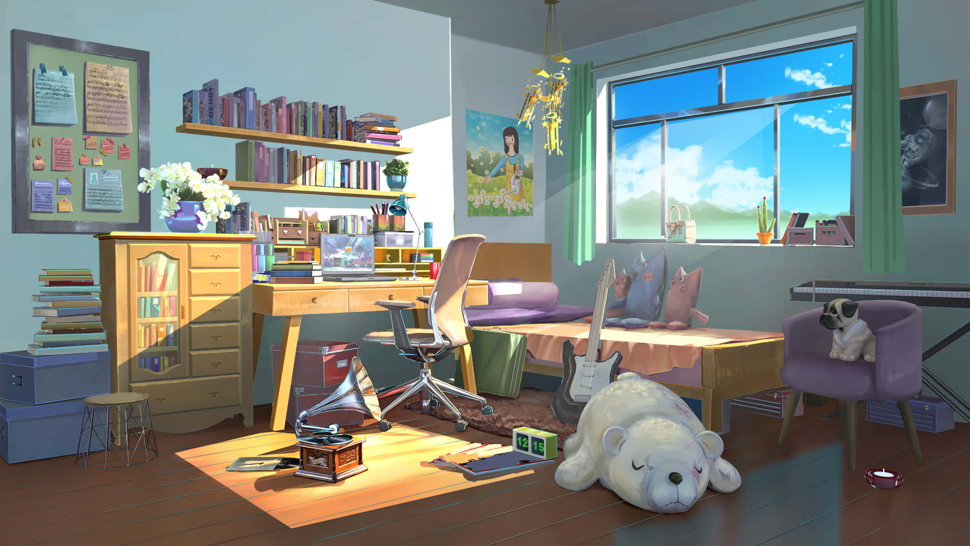 Anime Room Background