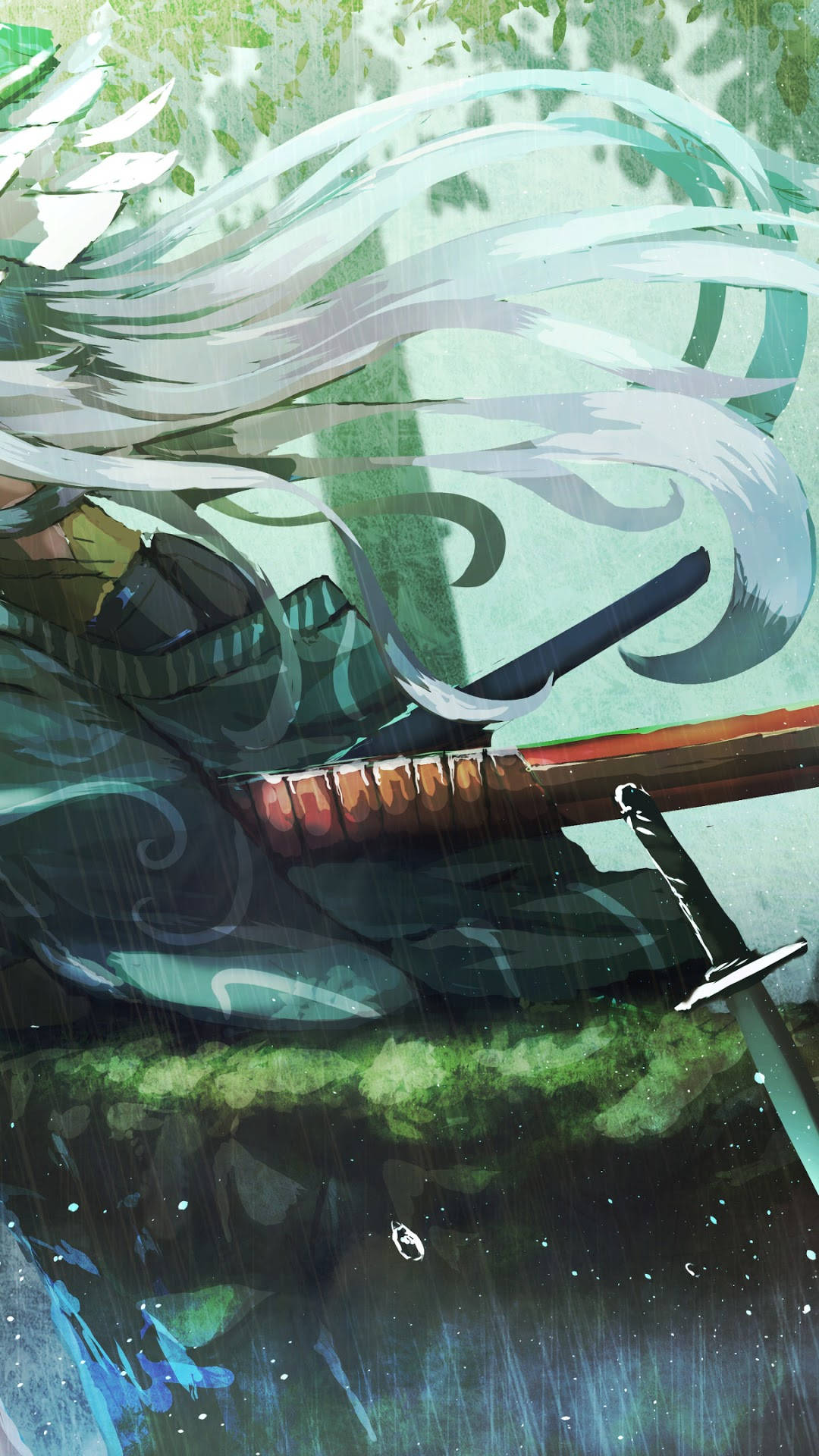 En enlig Samurai begiver sig ud på en farlig mission for at beskytte hans land. Wallpaper