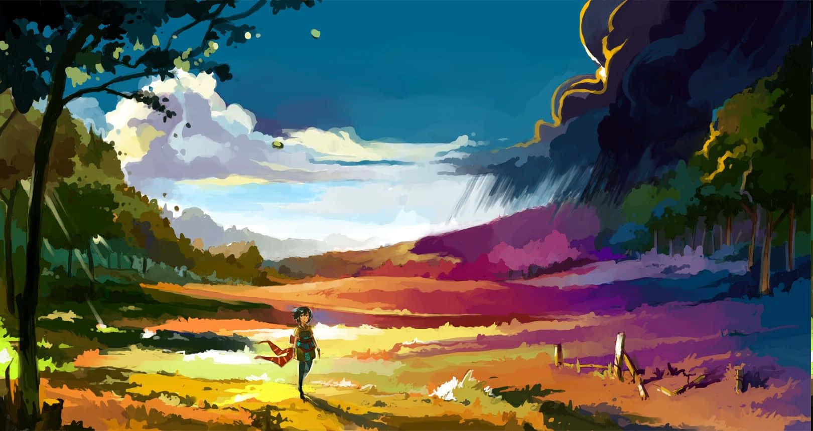 Anime Scenery Background