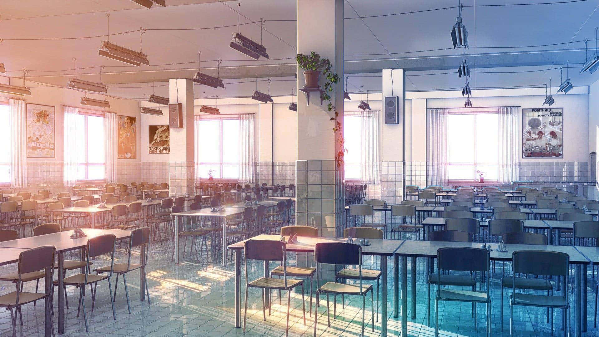 Join the Anime School and Explore its Aesthetic Environment