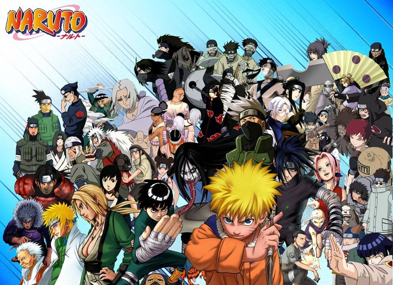 Personajesde La Serie De Anime Naruto Para Tu Computadora Portátil Fondo de pantalla