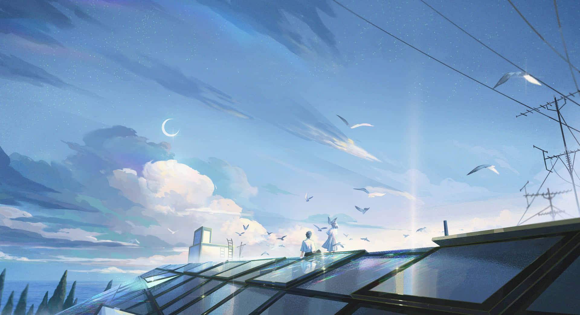 "Experience the beauty of an Anime Sky"