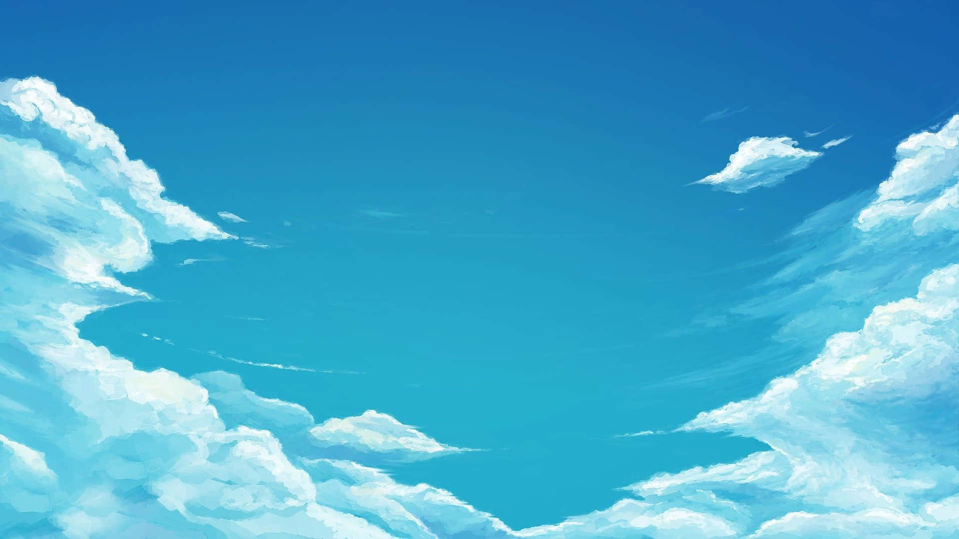 "Soar Through the Anime Sky" Wallpaper