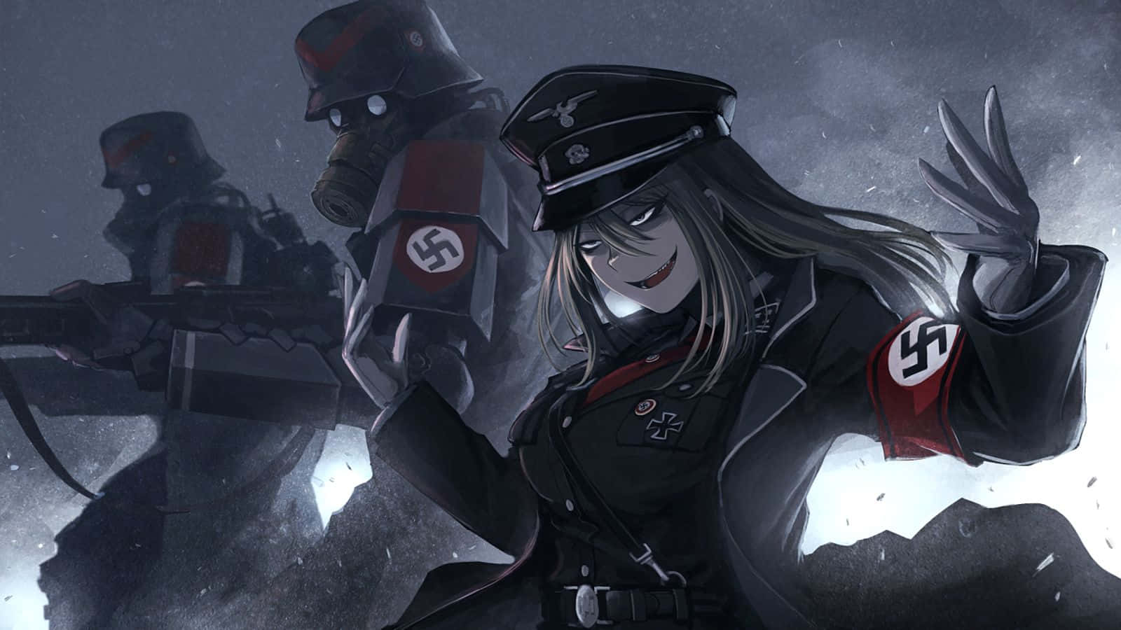 Anime Soldier Edgy PFP Wallpaper