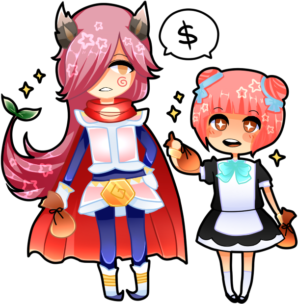 Anime Style Characters With Money Sign Emoji PNG
