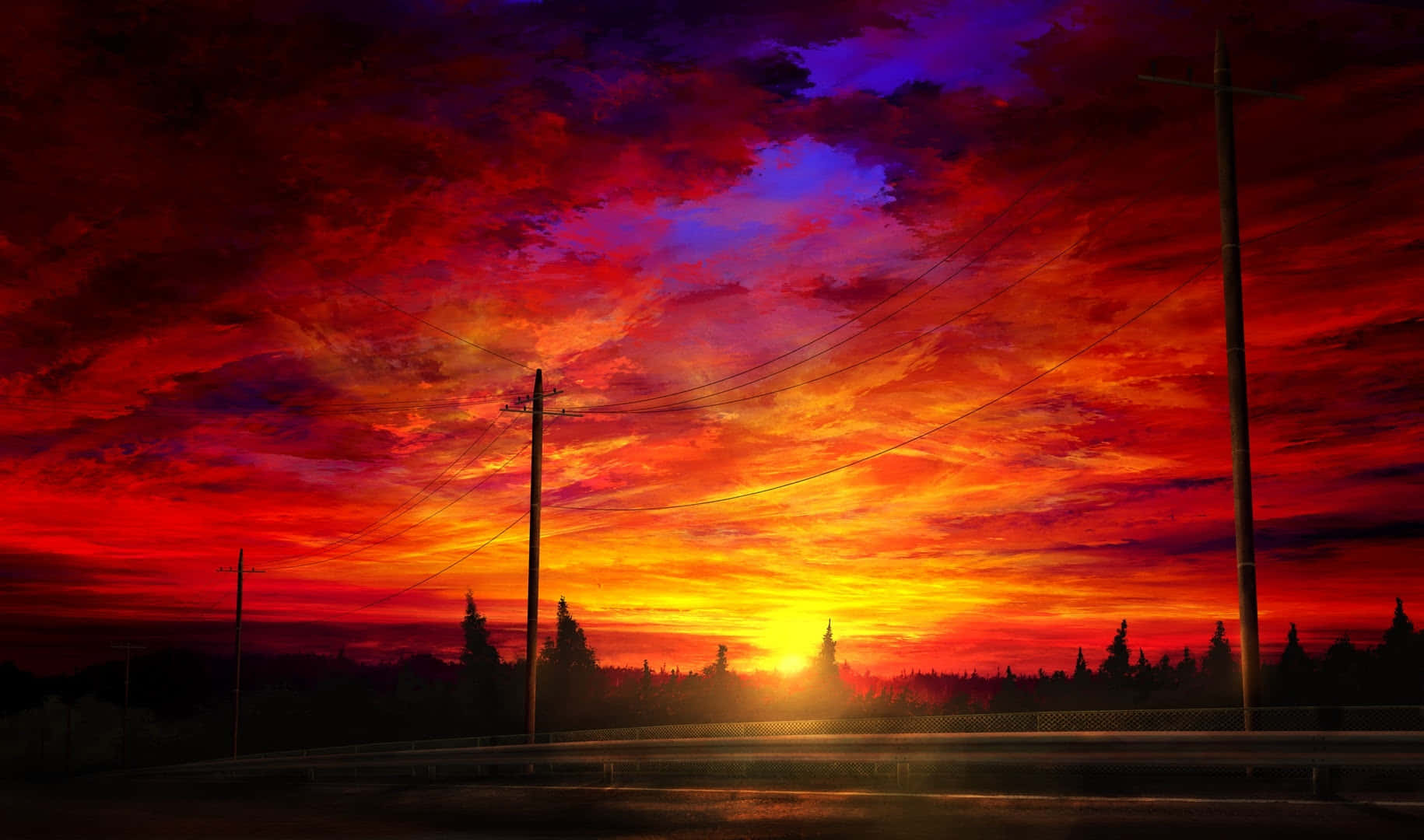 Fundode Tela De Anime Sunset 1830 X 1080