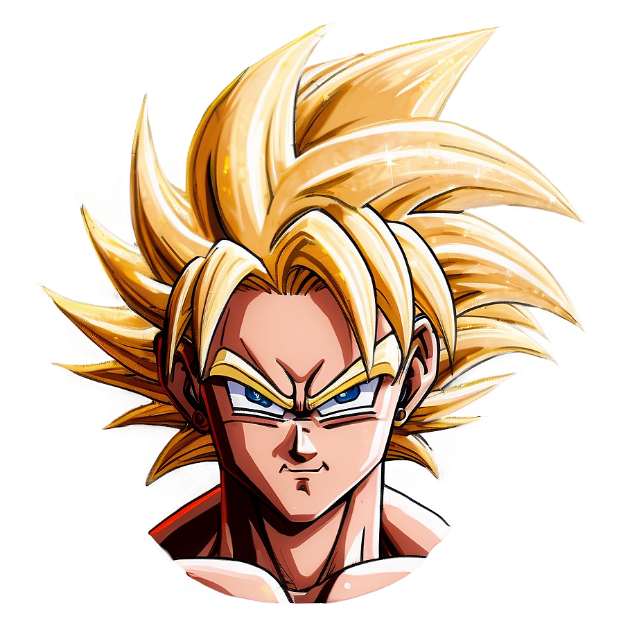 Anime Super Saiyan Hair Png Xst13 PNG