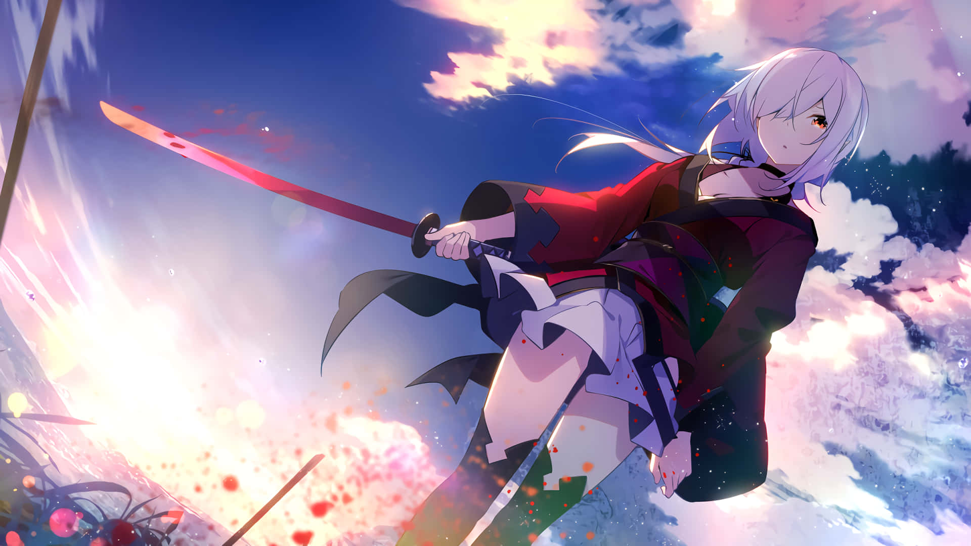 Anime Girl Swordsman Wallpapers  Top Free Anime Girl Swordsman Backgrounds   WallpaperAccess