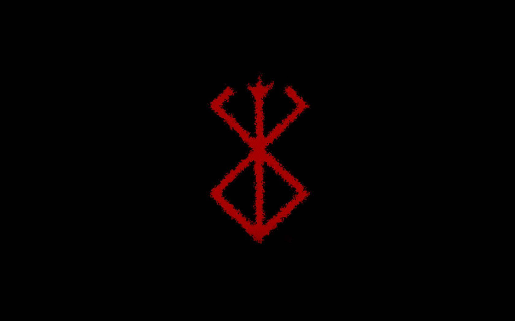 Anime Symbols Berserk Brand Of Sacrifice Black And Red Wallpaper