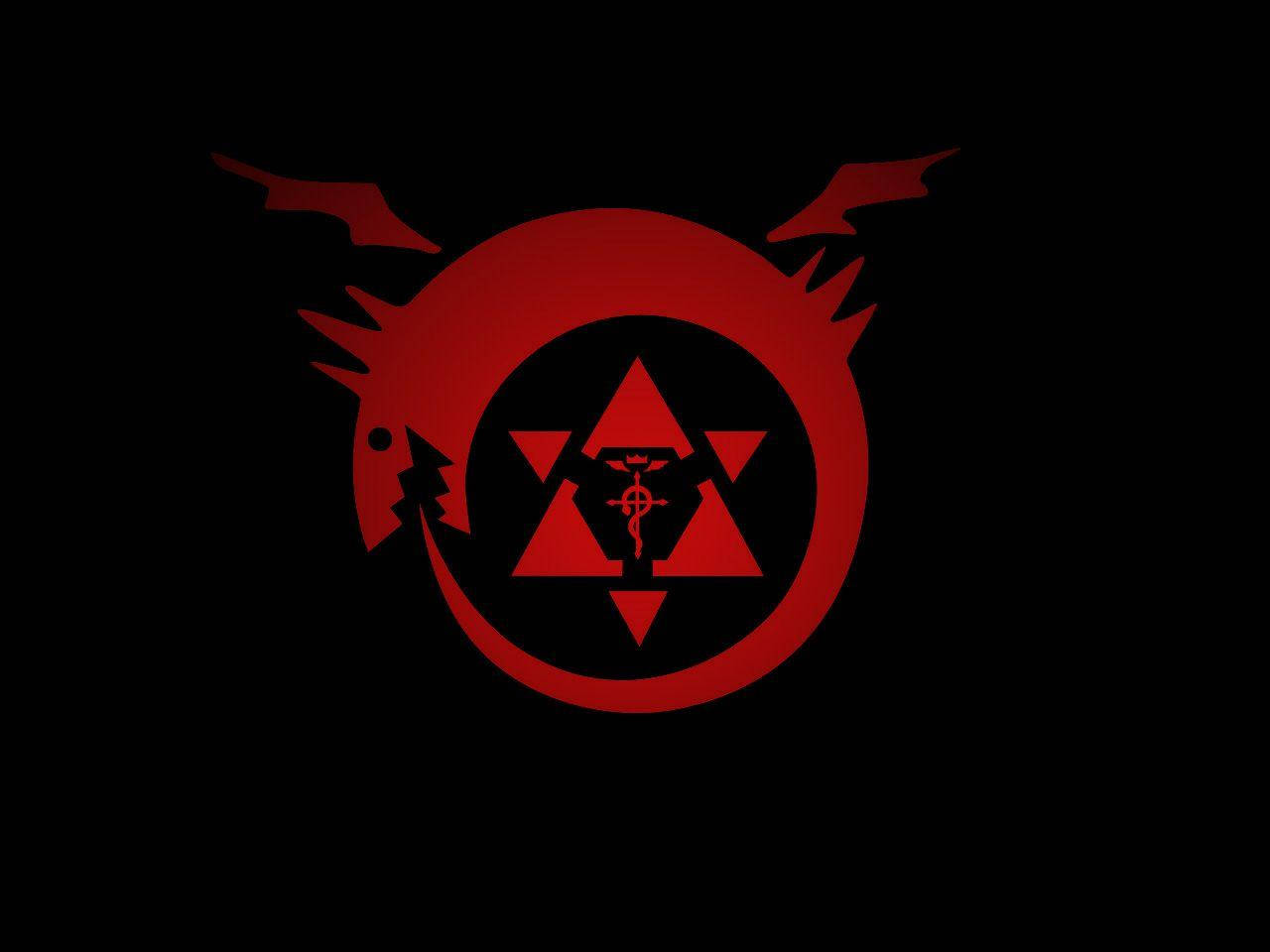 Anime Symbols Full Metal Alchemist Homunculi Black And Red Wallpaper
