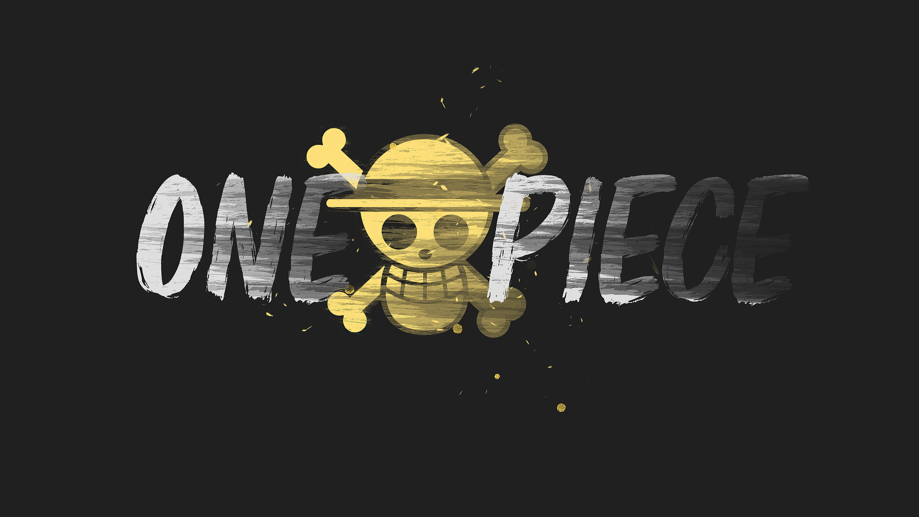 Anime Symbols One Piece Jolly Roger Blurred Effect Wallpaper