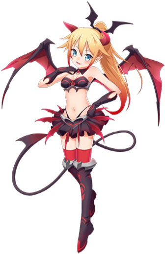 Anime Vampire Girl Illustration PNG