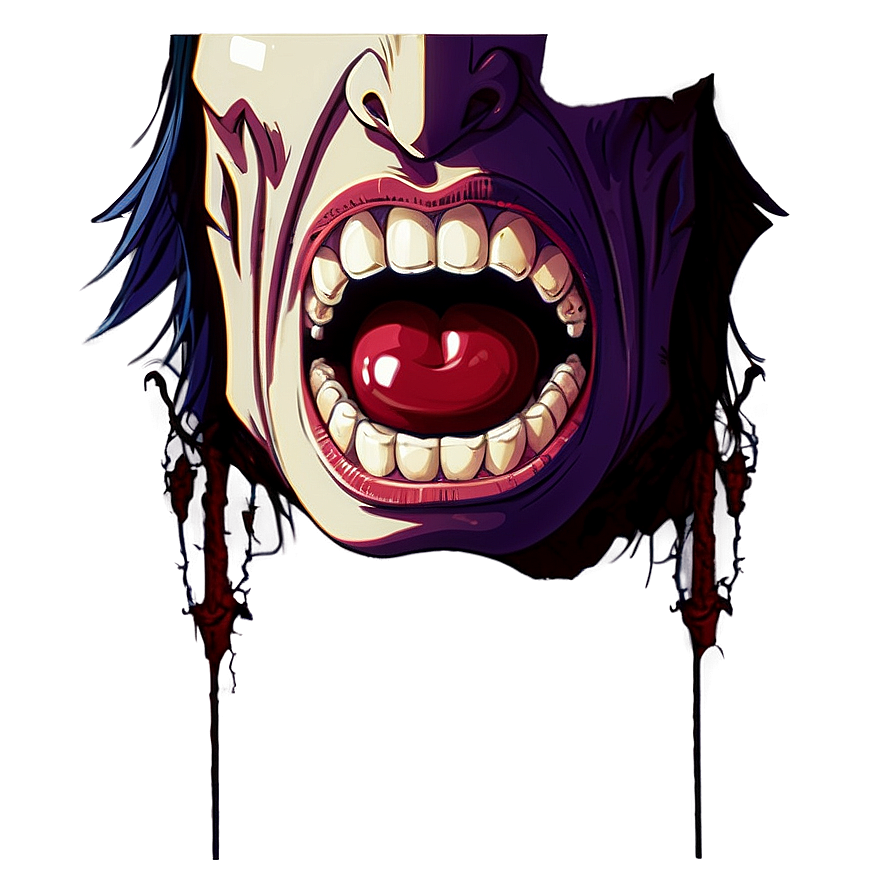 Anime Vampire Mouth Png 89 PNG