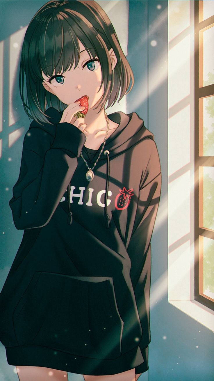 Anime girl eatingTikTok Search