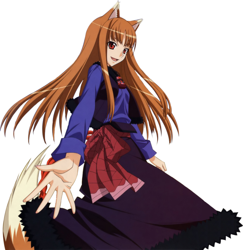 Anime_ Fox_ Girl_ Traditional_ Attire PNG