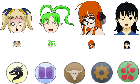 Anime_and_ Icons_ Collection PNG