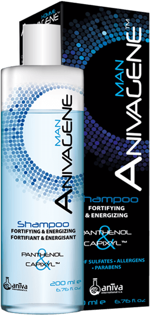 Anivagene Man Shampoo Bottle PNG