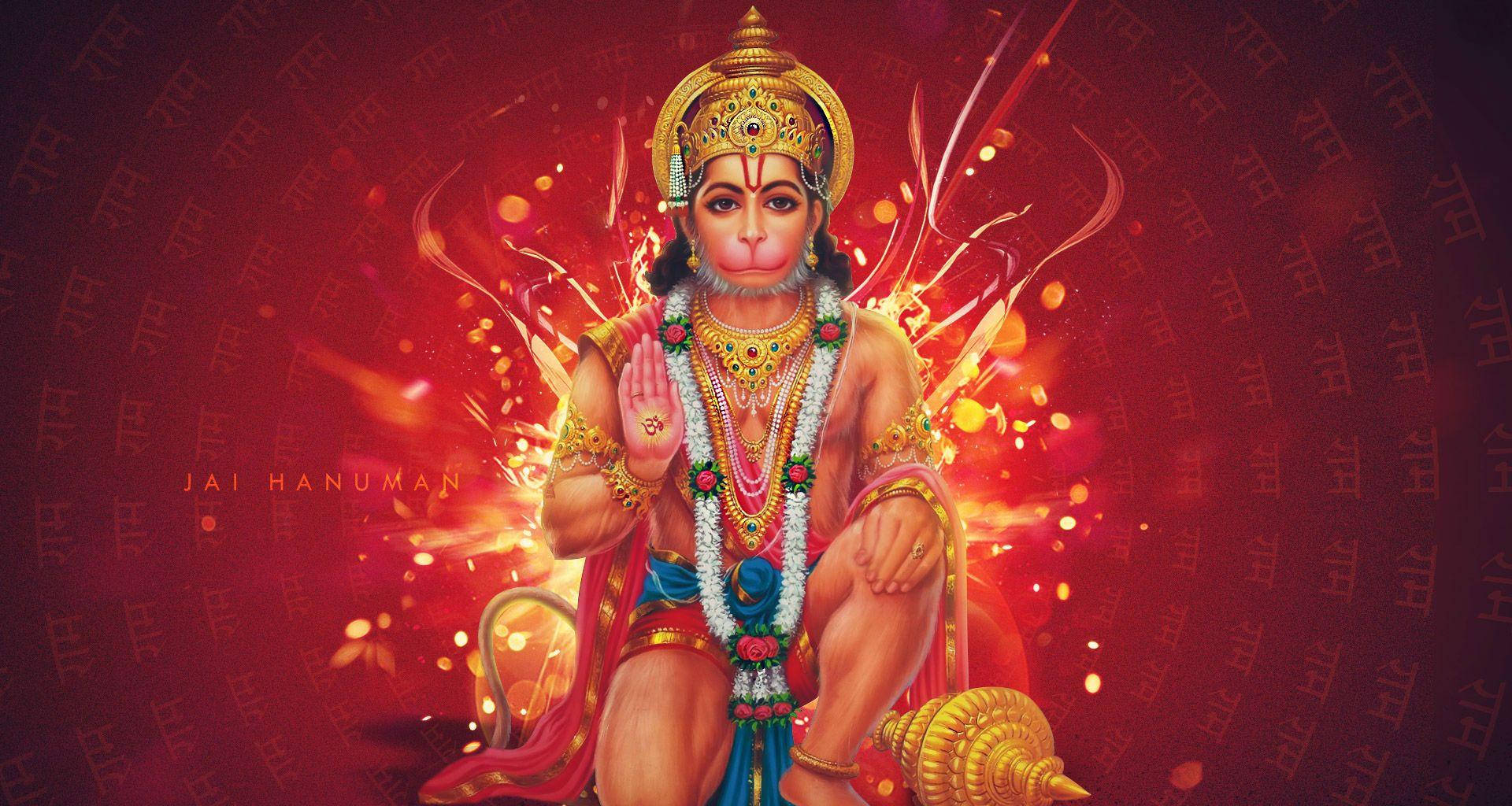 Anjaneya,dios Hindú. Fondo de pantalla