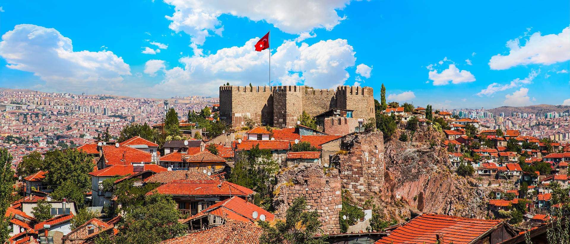 Ankara Citadel District. Wallpaper