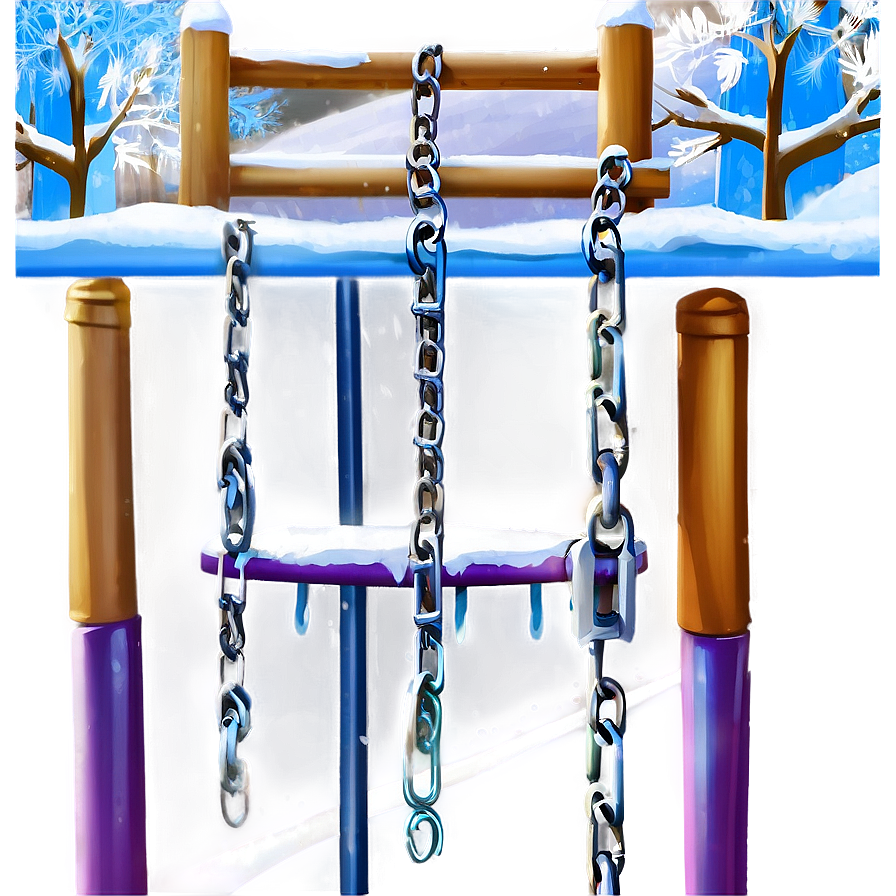 Anna And Elsa's Snowy Playground Png 69 PNG