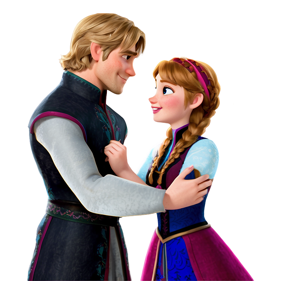 Anna And Kristoff Frozen Png 05032024 PNG