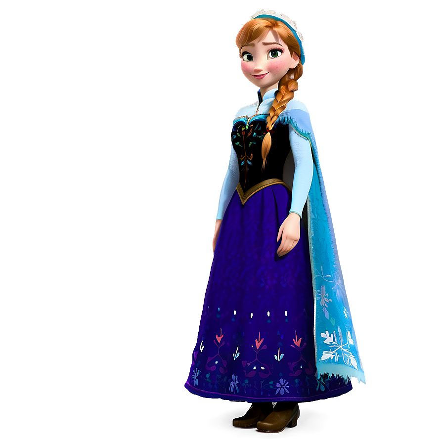 Anna From Frozen Png Wtm PNG