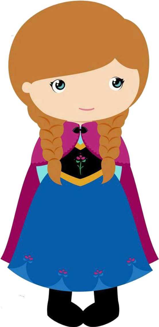 Anna Frozen Cartoon Character PNG