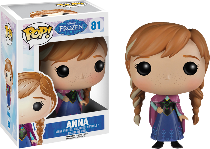 Anna Frozen Funko Pop Figure PNG