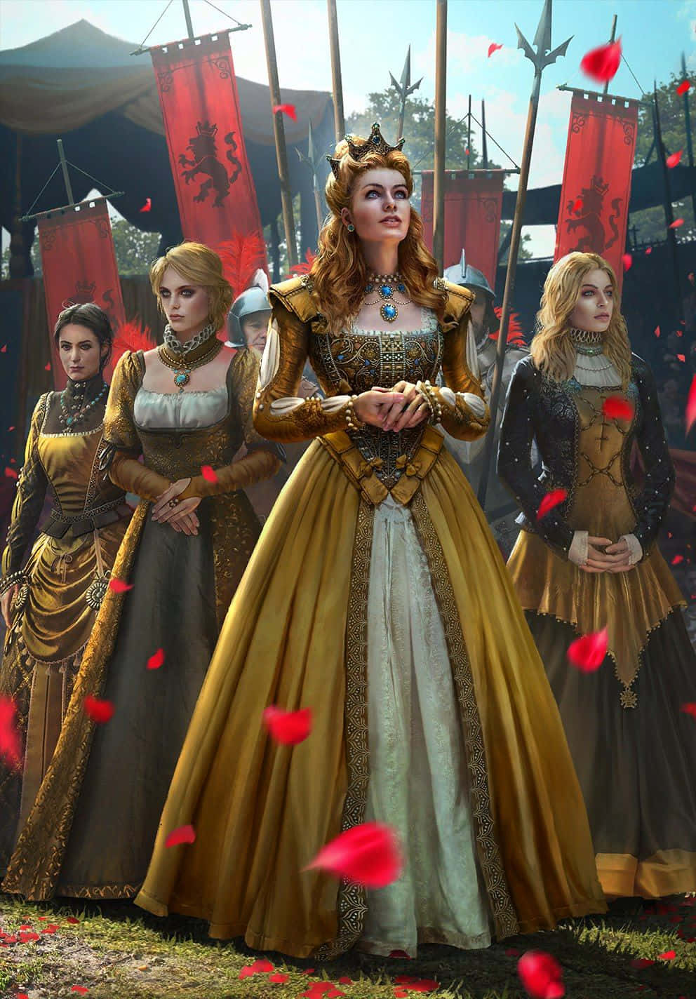 Anna Henrietta - Leader Of Toussaint In The Witcher 3: Wild Hunt Wallpaper
