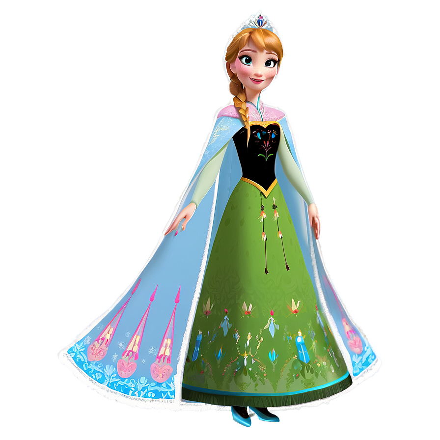 Anna's Coronation Dress Frozen Png Cin11 PNG