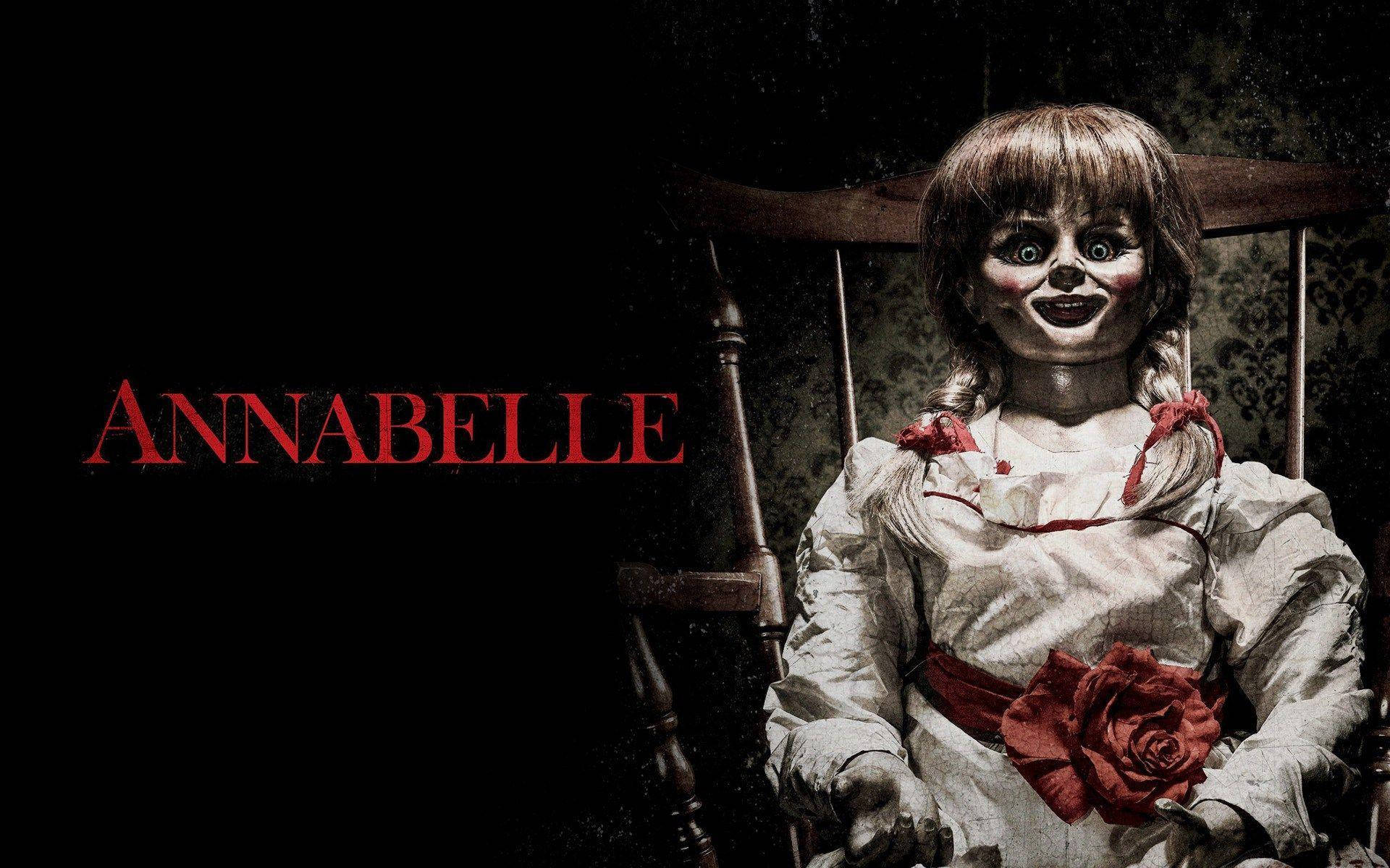 Annabelle On Chair Cover Wallpaper