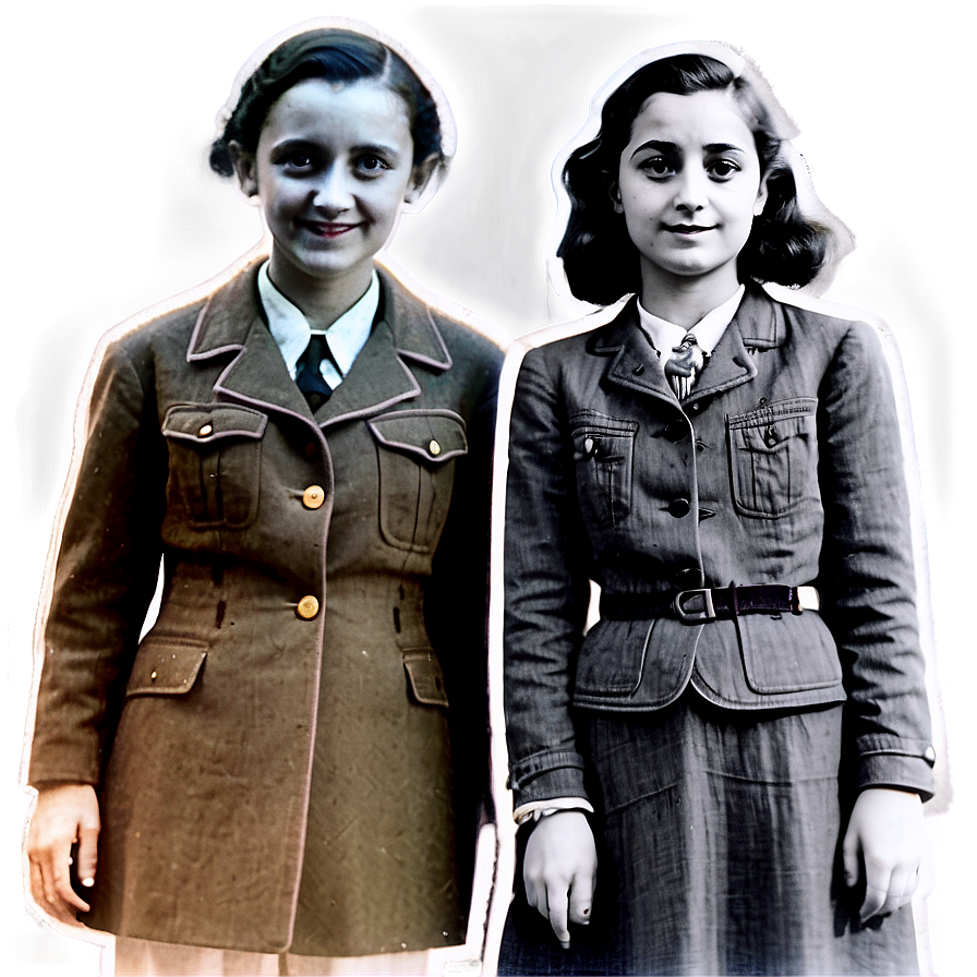 Anne Frank And Family Png Dov PNG