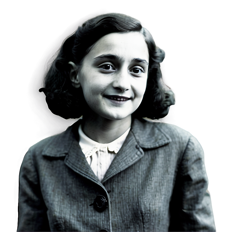 Anne Frank Historical Photograph Png Kll PNG