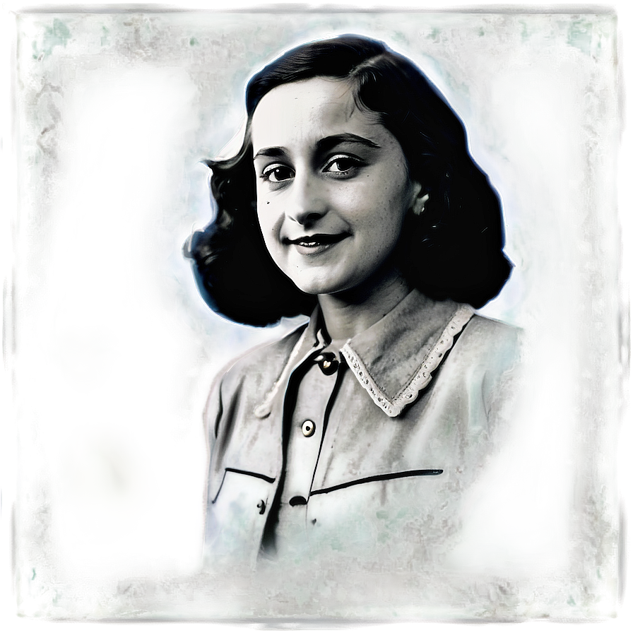 Anne Frank Portrait Png Ijk86 PNG