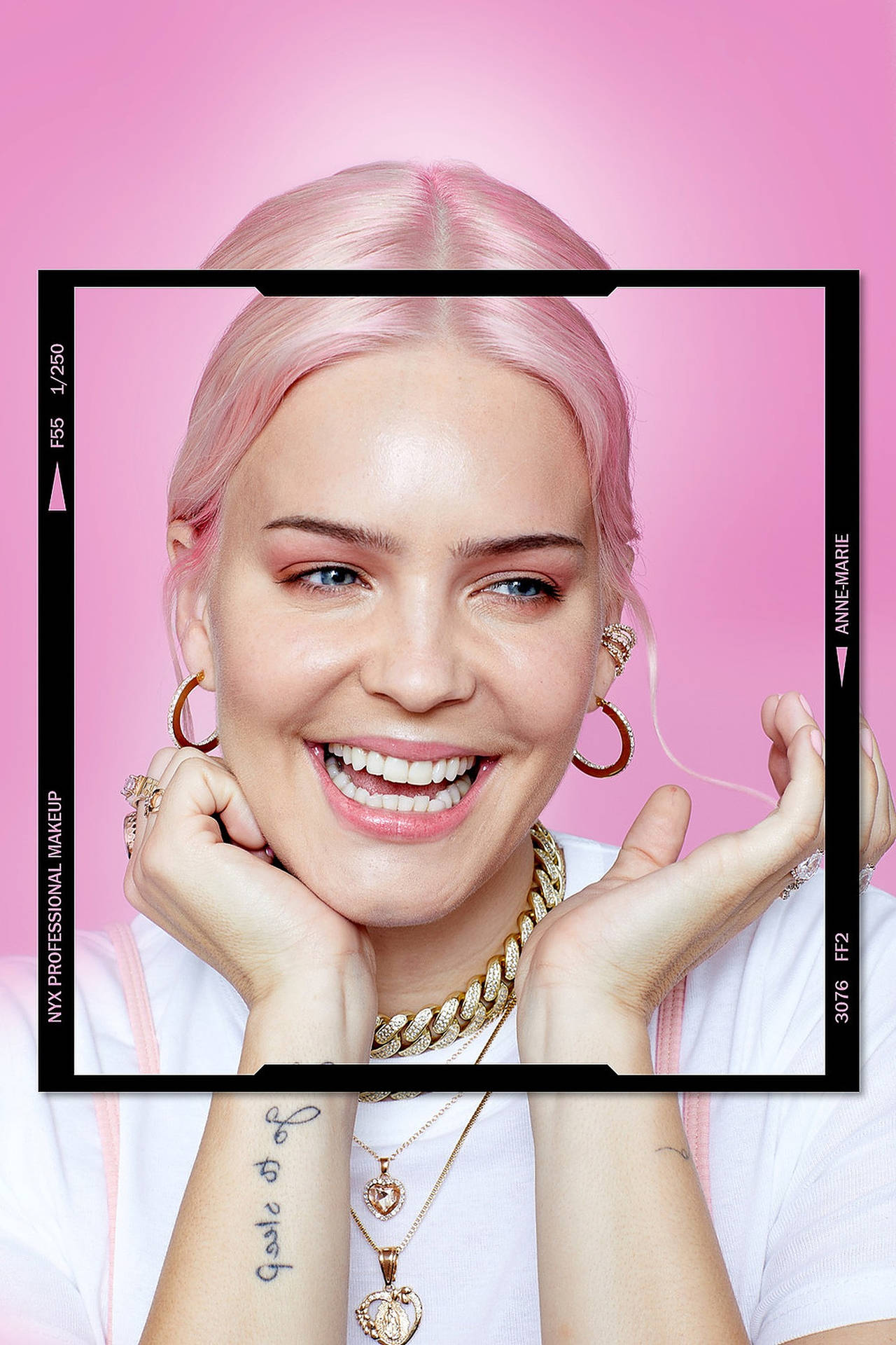 Anne-marie Pink Nyx Background
