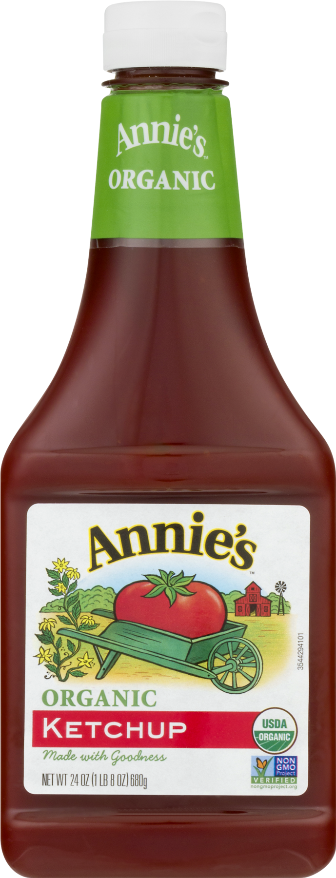 Annies Organic Ketchup Bottle PNG