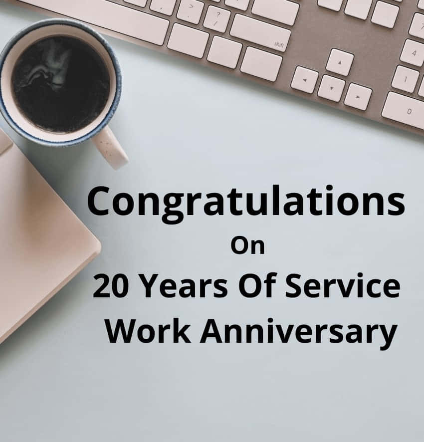 Anniversary 20 Years Of Service Picture