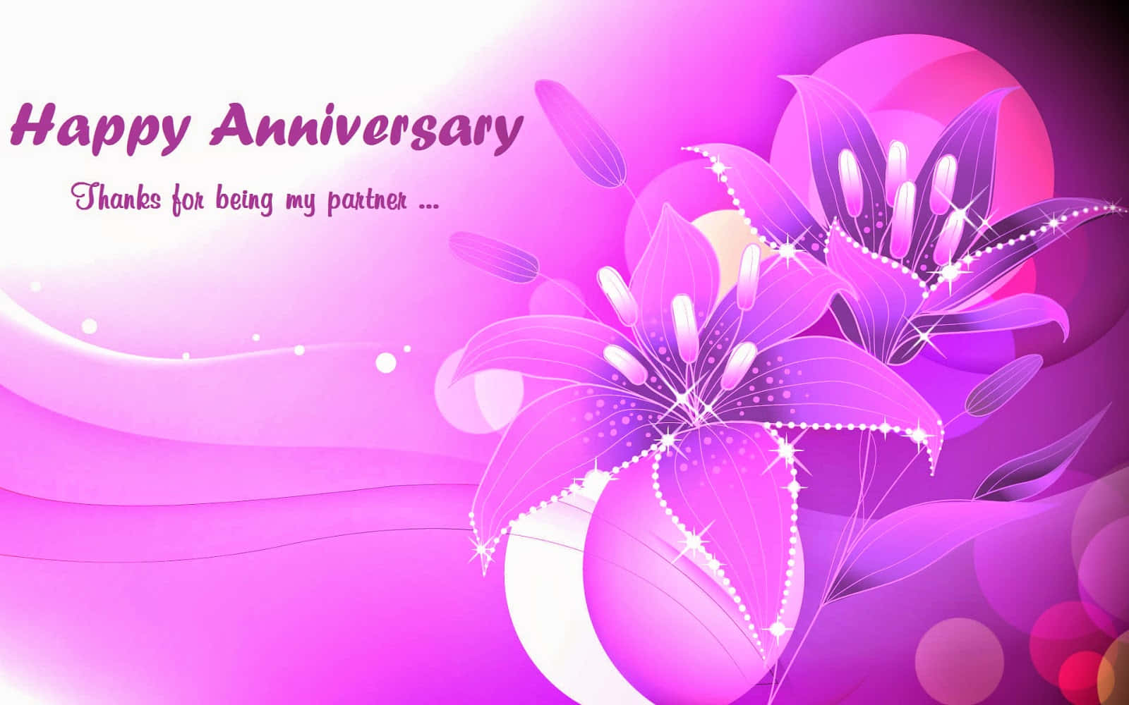 Caption: "Celebrating Love and Togetherness - Happy Anniversary" Wallpaper